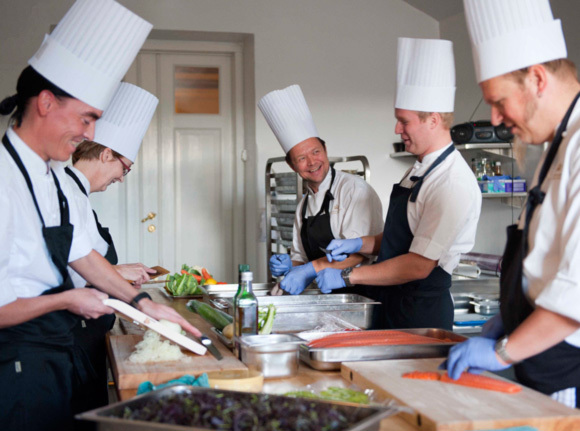 The Kitchen Section is responsible for preparing all food at the Royal Court. Photo: Mona Nordøy.